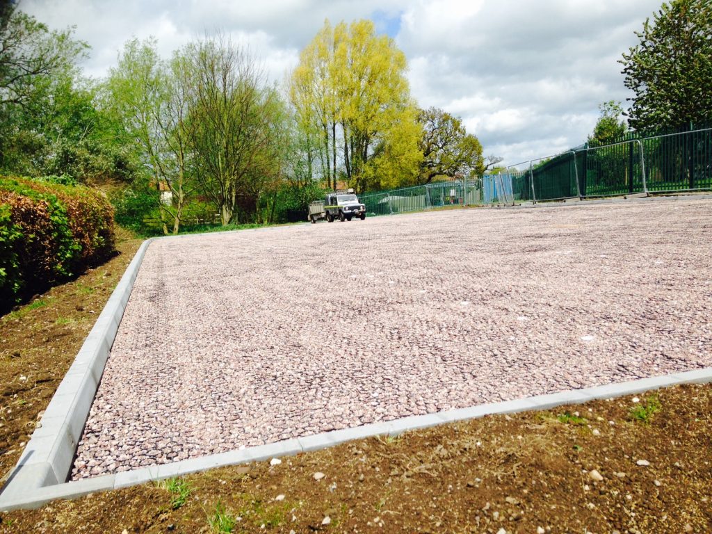 X-Grid gravel car parking installed at Belper School